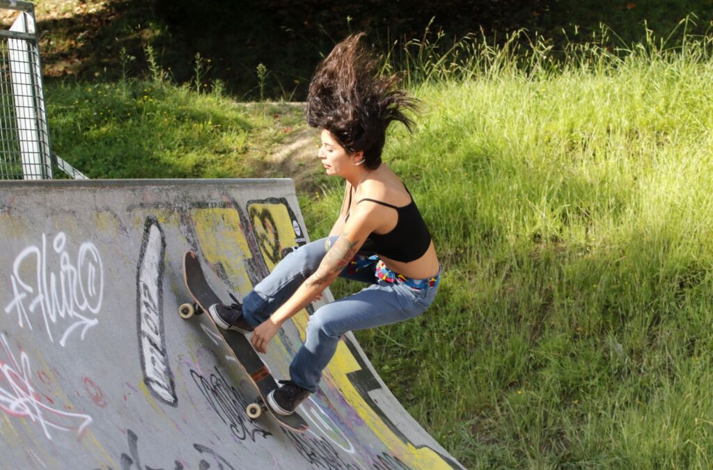 High Paw en el skatepark de O Castro Alba Villar