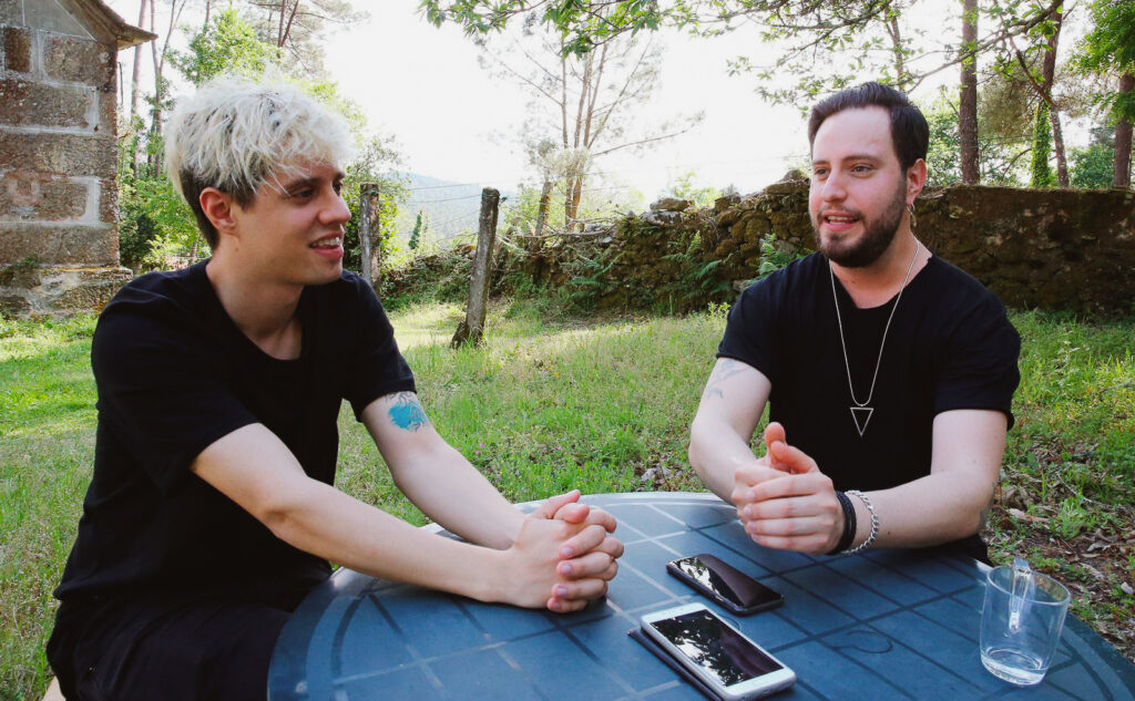 El duo durante la entrevista Marta G. Brea